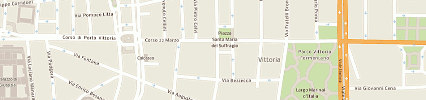 Mappa della impresa frapi srl a MILANO
