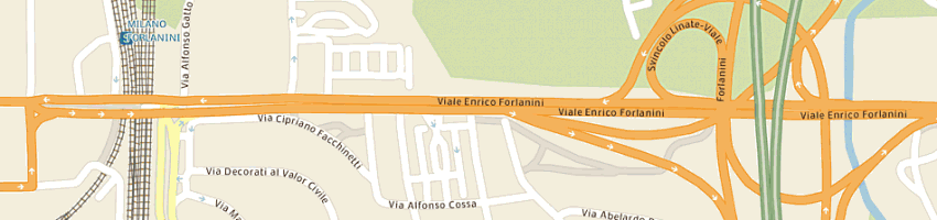 Mappa della impresa societa' esercizi aeroportuali a MILANO