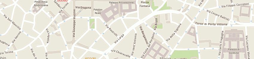 Mappa della impresa studio laegale amato di salvatore bruno a MILANO
