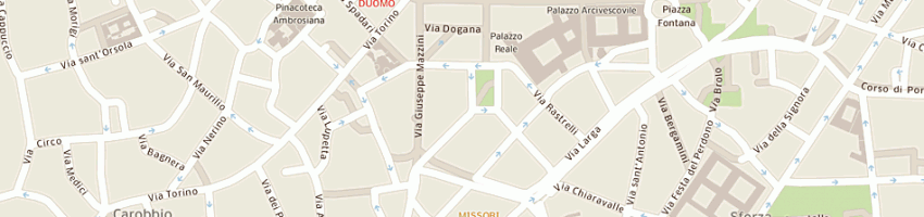 Mappa della impresa modagioiello sas di emanuele albarello e c a MILANO