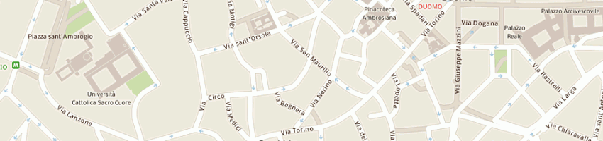 Mappa della impresa martilenio srl a MILANO