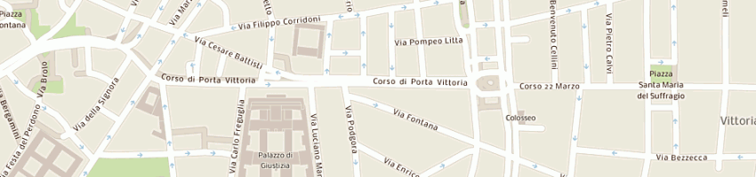 Mappa della impresa faccin a MILANO