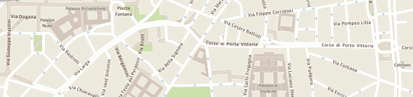 Mappa della impresa dina piero a MILANO