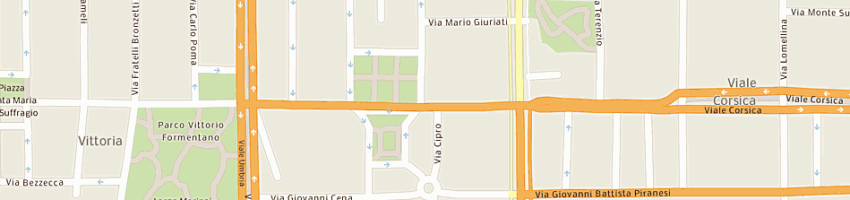 Mappa della impresa nofima srl a MILANO
