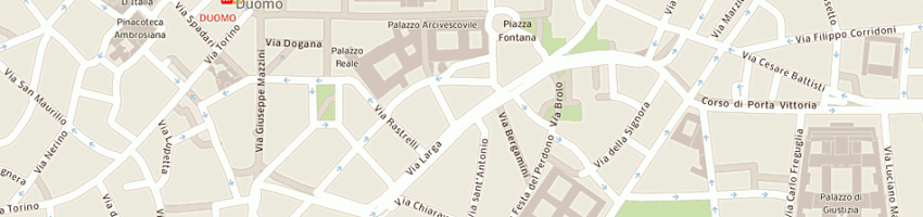 Mappa della impresa feslikenian franca a MILANO