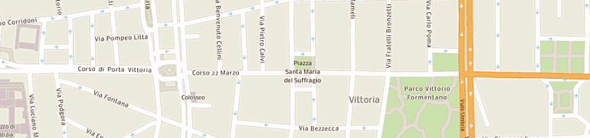 Mappa della impresa bonfanti angelo a MILANO
