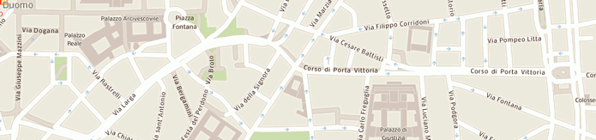Mappa della impresa rossetti gianfranco a MILANO