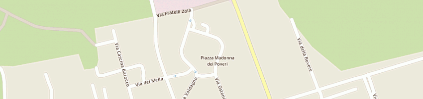 Mappa della impresa parrocchia madonna dei poveri a MILANO