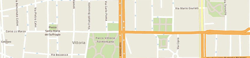 Mappa della impresa ortu antonia a MILANO