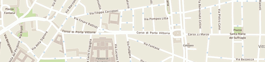 Mappa della impresa carletti aldo a MILANO