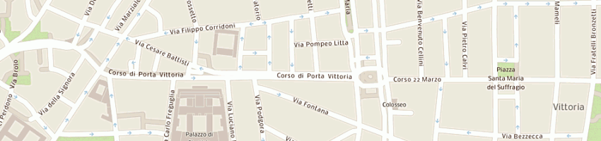 Mappa della impresa ronchi carlo a MILANO