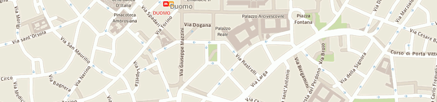 Mappa della impresa esposito nicola a MILANO