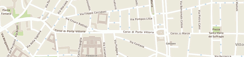 Mappa della impresa editcoop arl a MILANO
