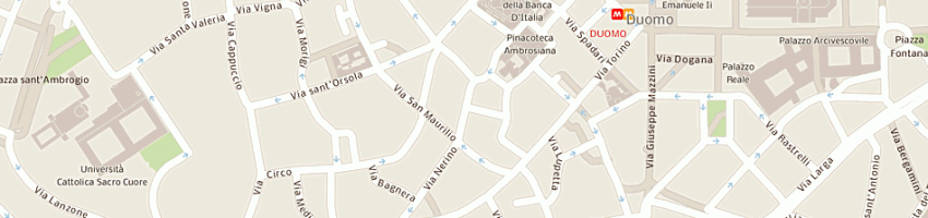 Mappa della impresa sia boutiques srl a MILANO