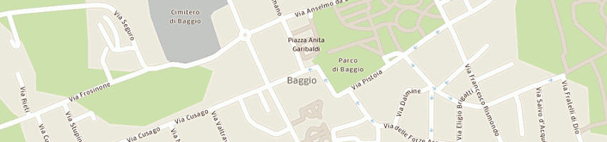 Mappa della impresa parrucchiere uomo donna di moselli antonella a MILANO