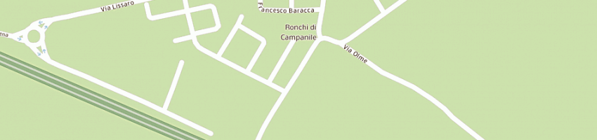 Mappa della impresa rodacciai spa a VILLAFRANCA PADOVANA