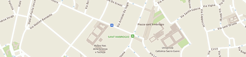 Mappa della impresa figi snc a MILANO