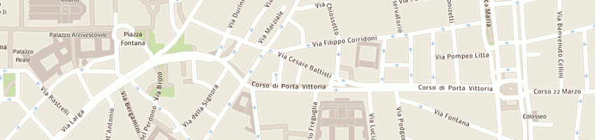 Mappa della impresa testori sergio a MILANO
