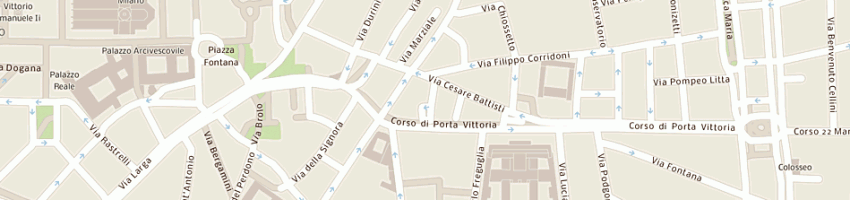 Mappa della impresa bassi italo a MILANO