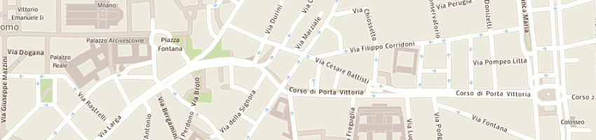 Mappa della impresa ottica grimaldi snc di francesca e sergio grimaldi a MILANO