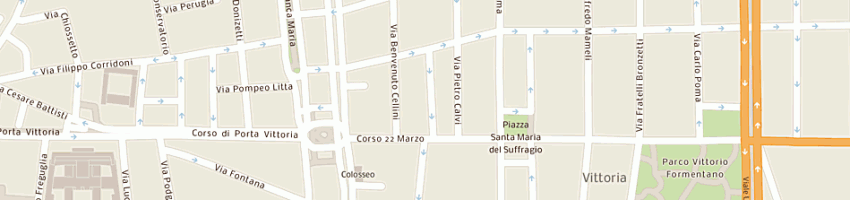 Mappa della impresa balafon di traore' aoua e c sas a MILANO