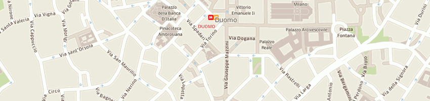 Mappa della impresa panarello ambrodolci srl a MILANO