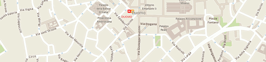 Mappa della impresa albergo speronari a MILANO