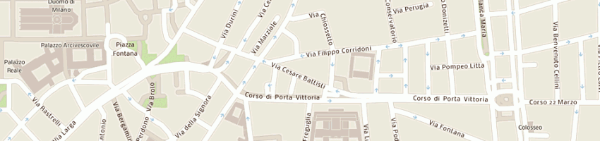 Mappa della impresa crico srl a MILANO