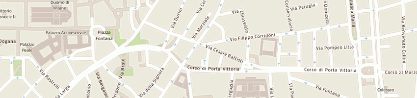 Mappa della impresa albergo domenico a MILANO