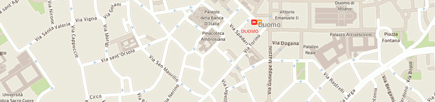 Mappa della impresa euro gems sas di dilip kumar damami a MILANO
