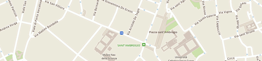 Mappa della impresa us e s srl universal service e sinergy a MILANO