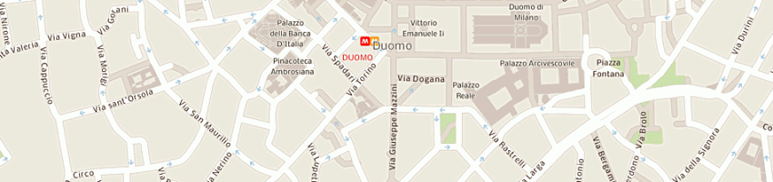 Mappa della impresa eredi di romagnoli franco sas di cornalba giuseppina e c a MILANO