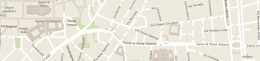 Mappa della impresa miele vittorio a MILANO