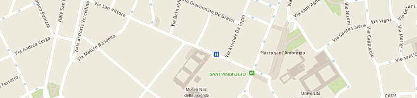 Mappa della impresa azienda ospedaliera san giuseppe a MILANO