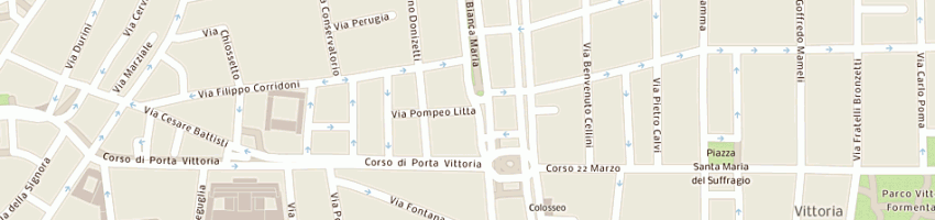 Mappa della impresa ires lombardia a MILANO
