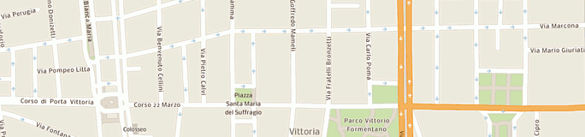 Mappa della impresa artigiani marco associati srl a MILANO