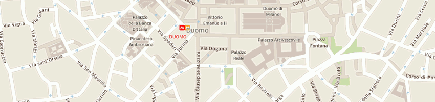 Mappa della impresa cooperativa italiana di ristorazione scrl a MILANO