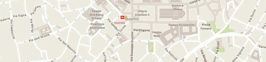 Mappa della impresa verga ore oggi (srl) a MILANO