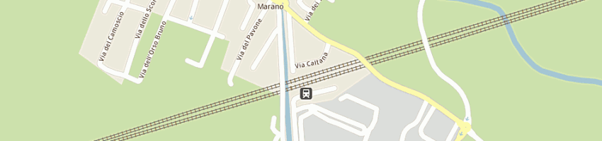 Mappa della impresa locanda alla stazione a MIRA