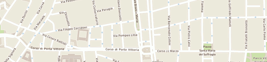 Mappa della impresa di mase renato a MILANO