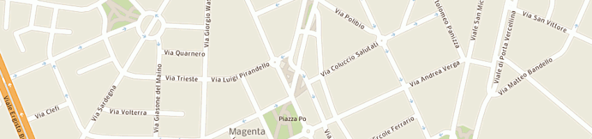 Mappa della impresa villa aegla srl a MILANO