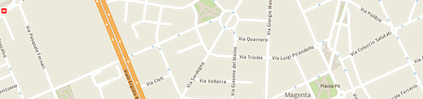 Mappa della impresa quinonema srl a MILANO