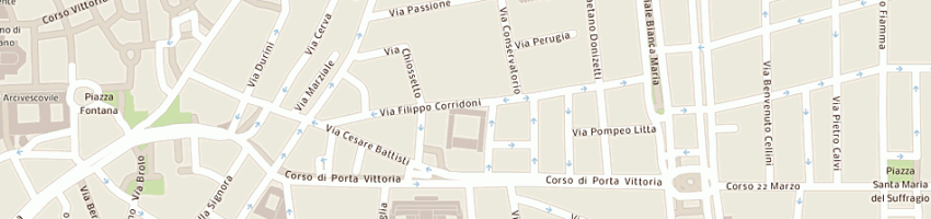 Mappa della impresa giglio giovanni spa a MILANO