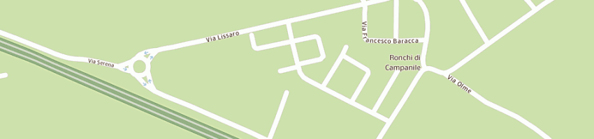 Mappa della impresa sideria srl a VILLAFRANCA PADOVANA