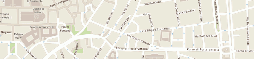 Mappa della impresa donvito antonio a MILANO