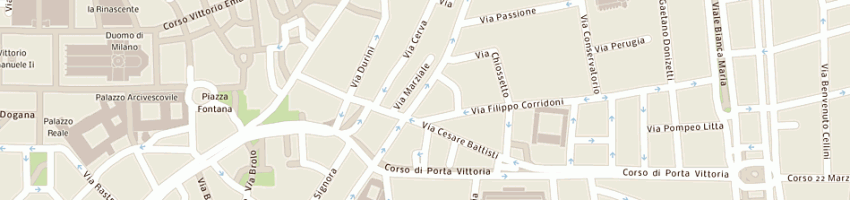 Mappa della impresa echos srl a MILANO