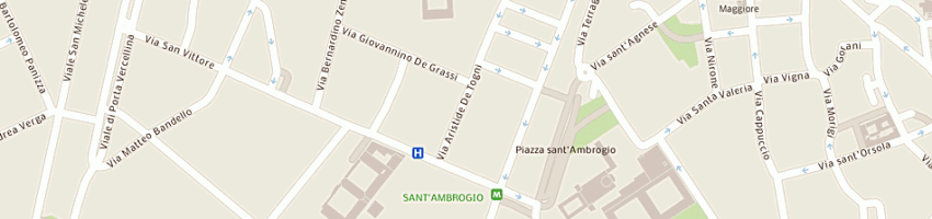 Mappa della impresa sviluppo quadri (srl) a MILANO