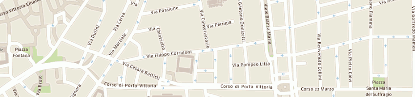 Mappa della impresa moby spa a MILANO
