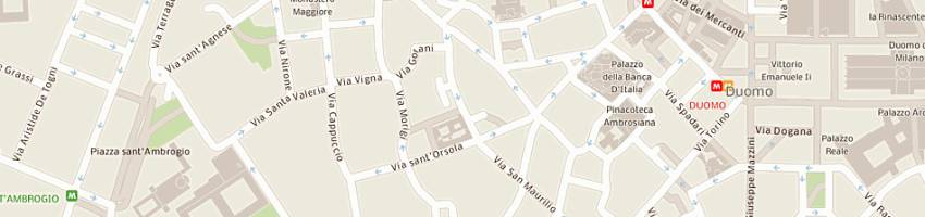 Mappa della impresa yam112003 srl a MILANO