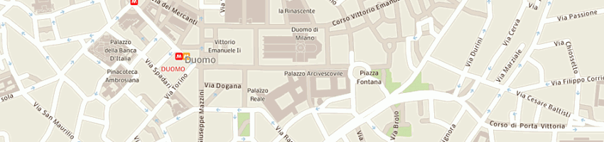 Mappa della impresa soprintendenza beni ambientali e architettonici a MILANO